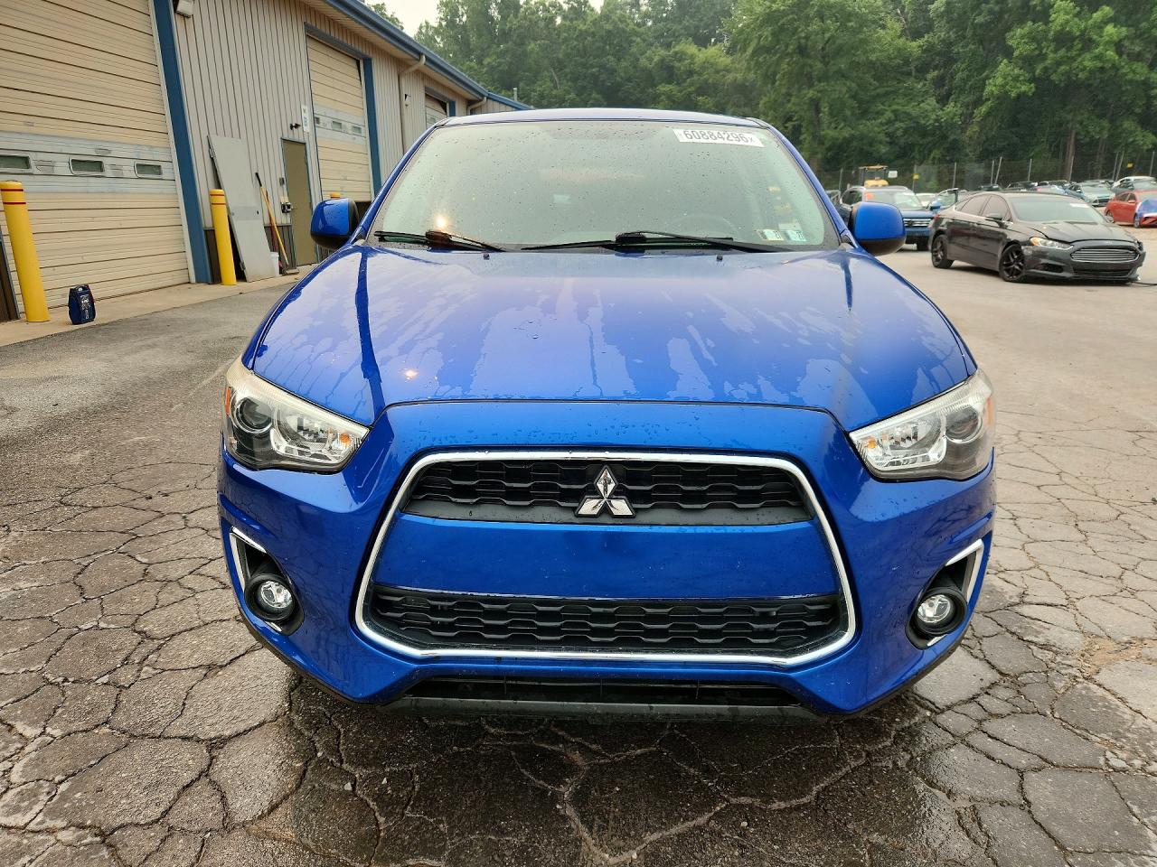 2015 Mitsubishi Outlander Sport Es Blue vin: 4A4AR3AU4FE032130