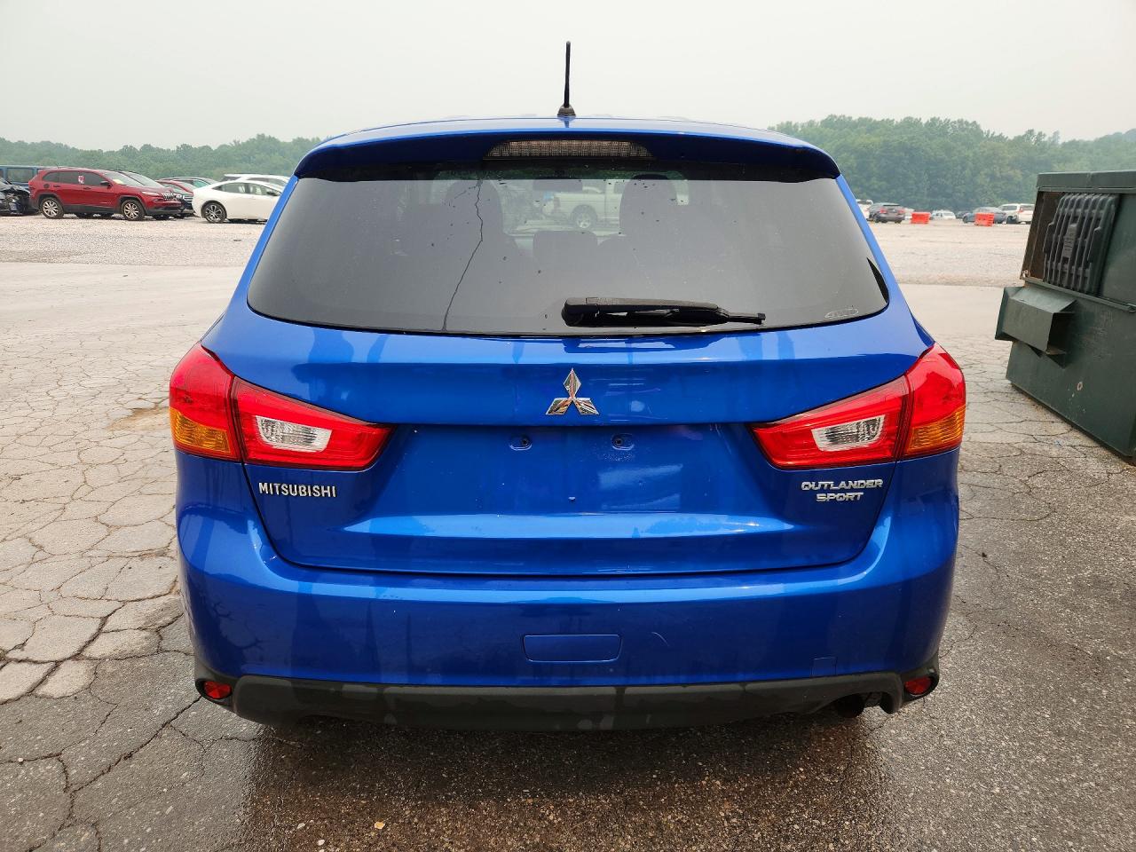 2015 Mitsubishi Outlander Sport Es Blue vin: 4A4AR3AU4FE032130