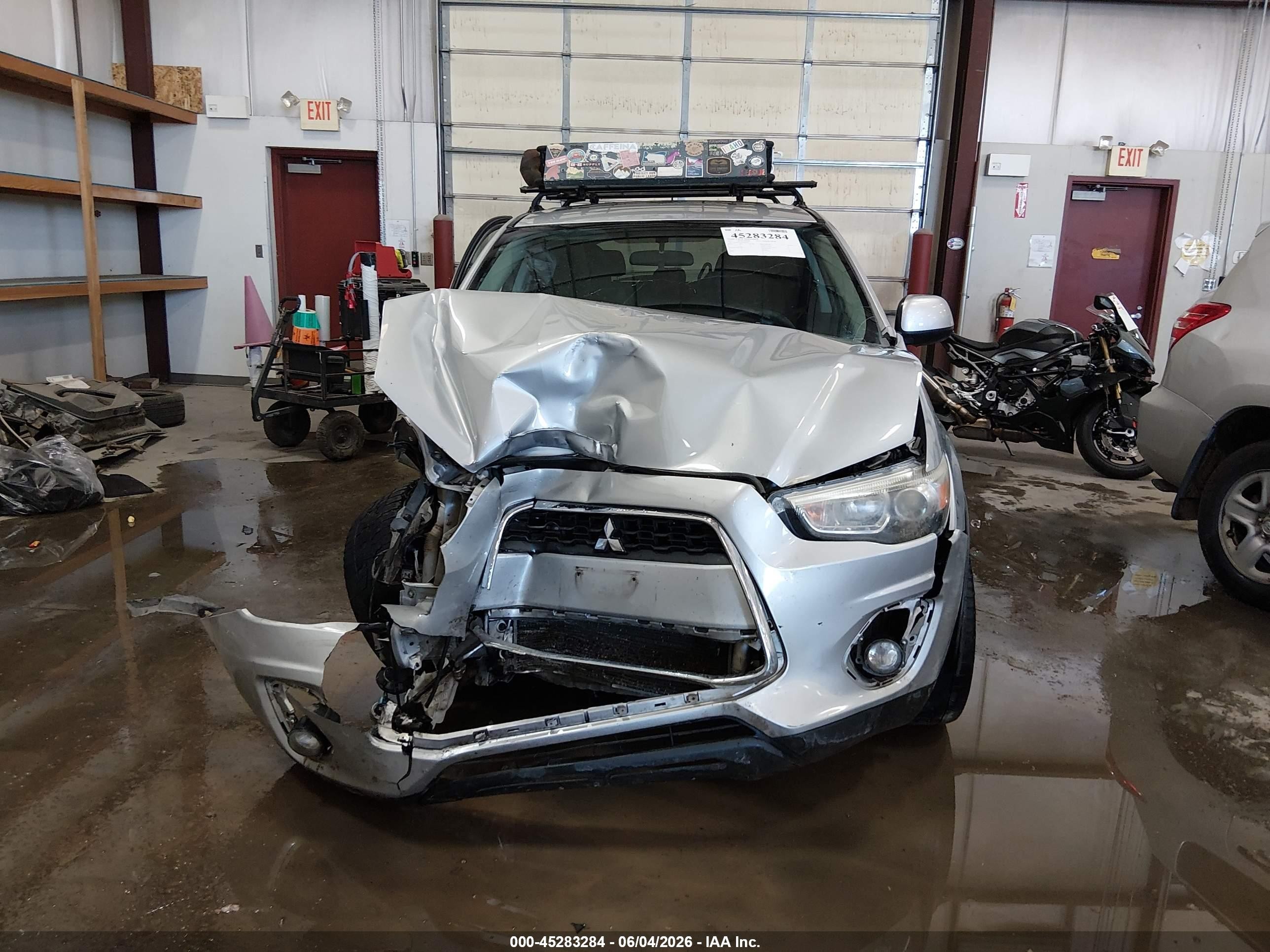 2015 Mitsubishi Outlander Sport Es Silver vin: 4A4AR3AU4FE062003