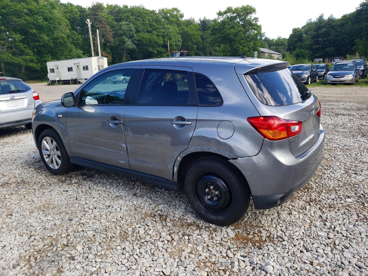 2013 Mitsubishi Outlander Sport Es Silver vin: 4A4AR3AU5DE022980