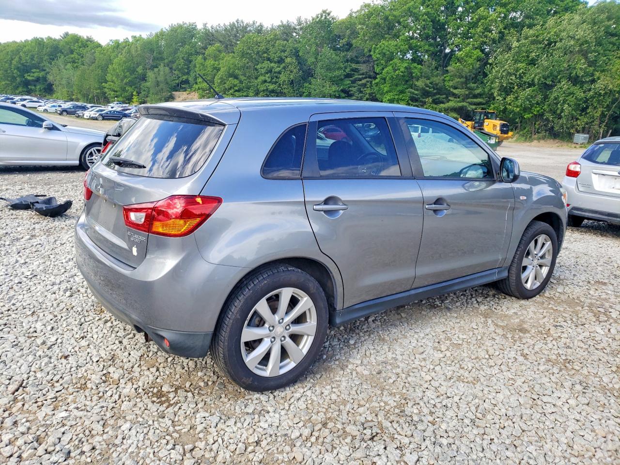 2013 Mitsubishi Outlander Sport Es Silver vin: 4A4AR3AU5DE022980