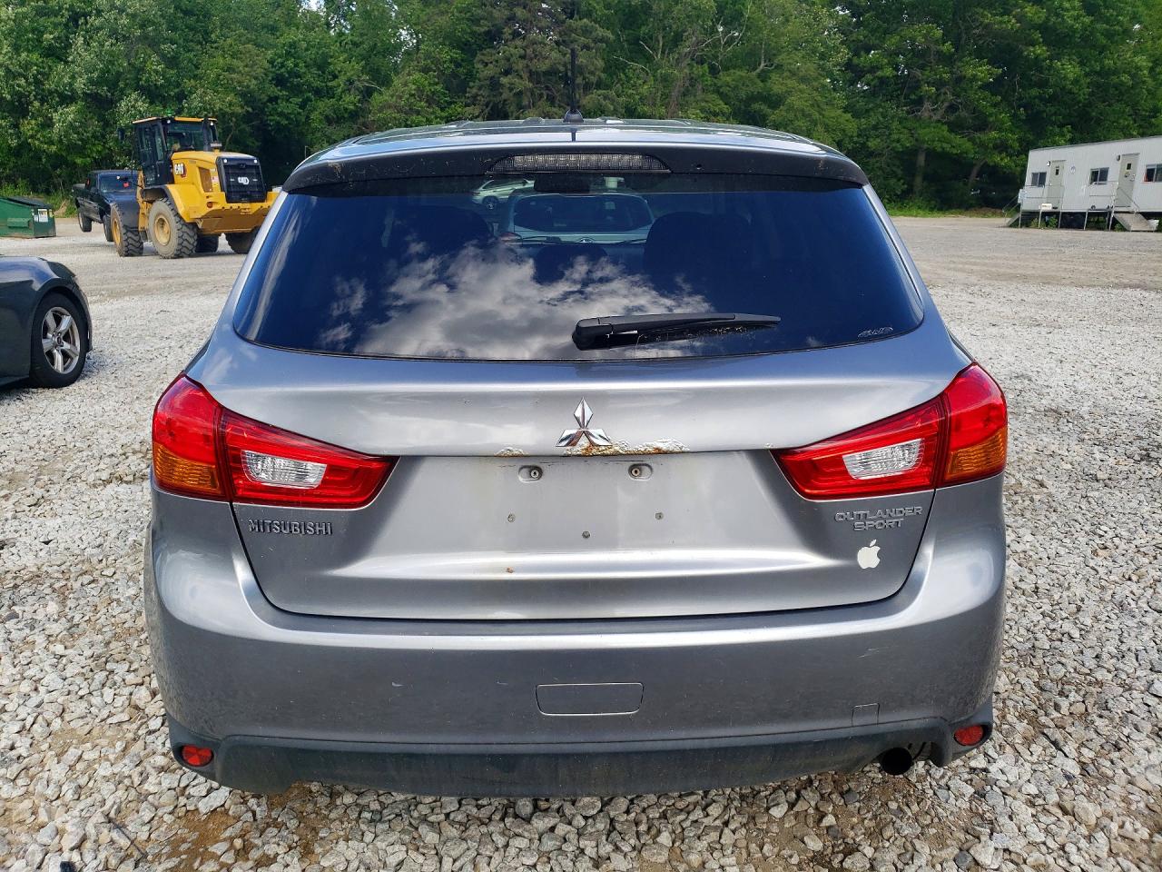 2013 Mitsubishi Outlander Sport Es Silver vin: 4A4AR3AU5DE022980