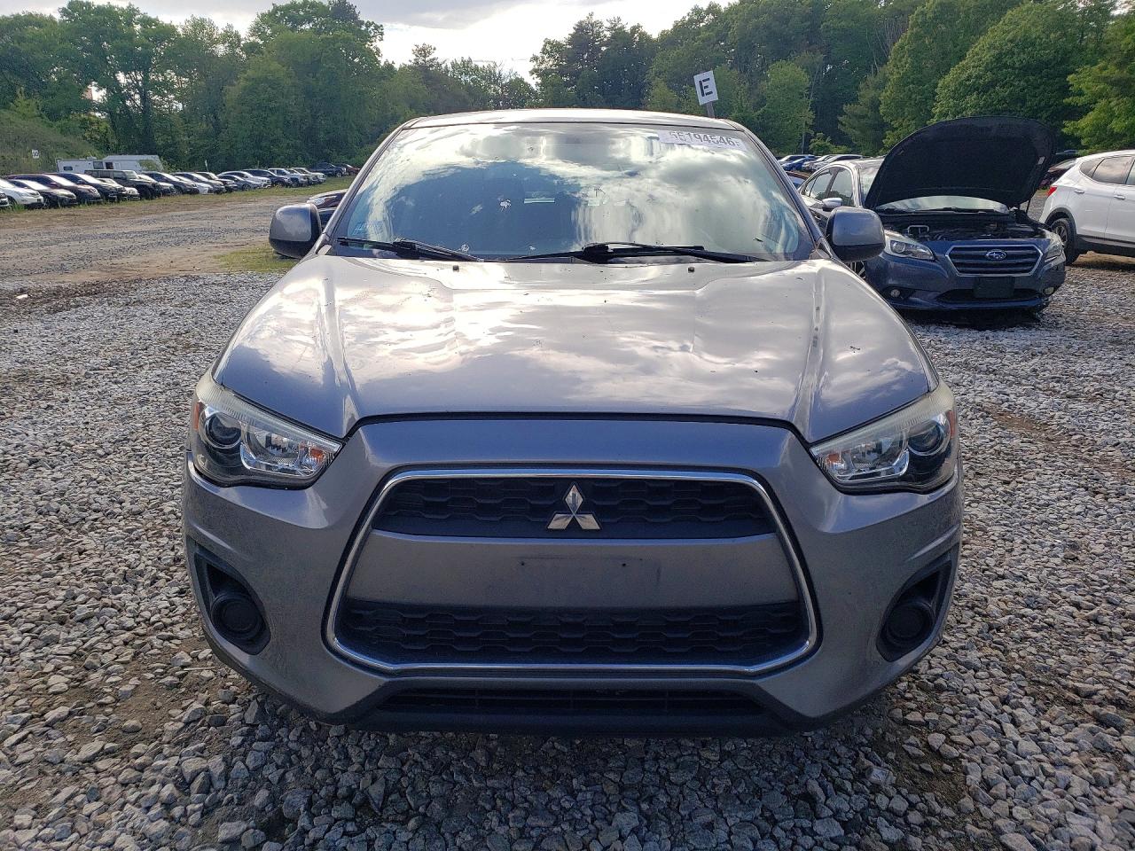 2013 Mitsubishi Outlander Sport Es Silver vin: 4A4AR3AU5DE022980
