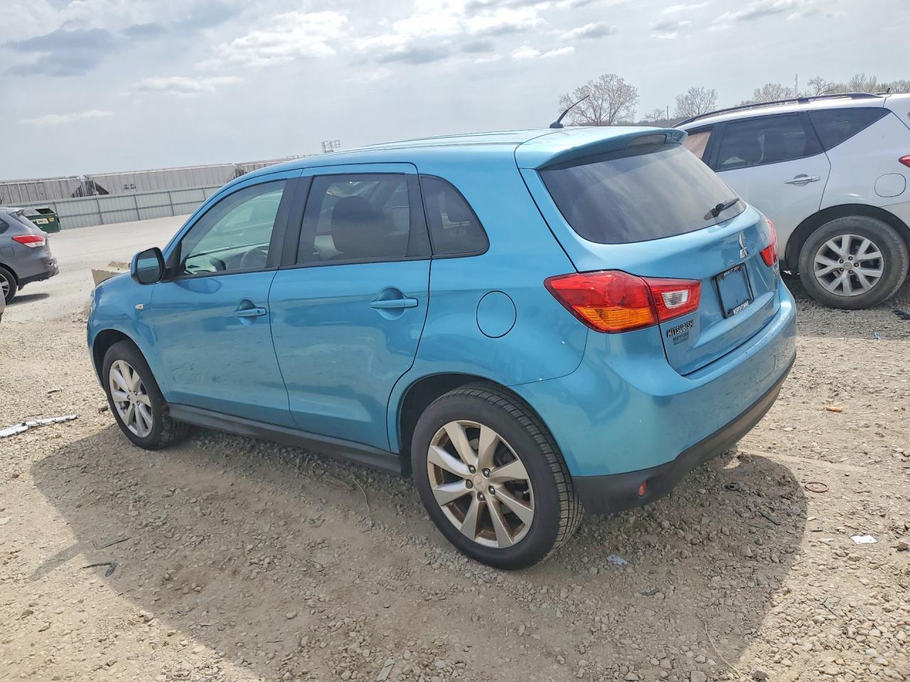 2014 Mitsubishi Outlander Sport Es Turquoise vin: 4A4AR3AU5EE023421