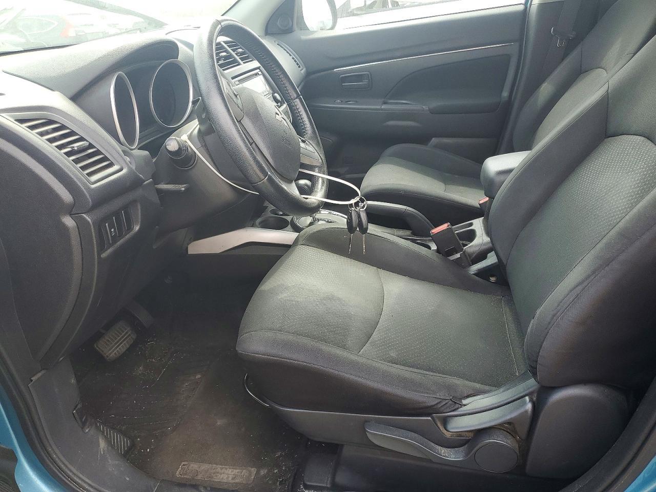 2014 Mitsubishi Outlander Sport Es Turquoise vin: 4A4AR3AU5EE023421