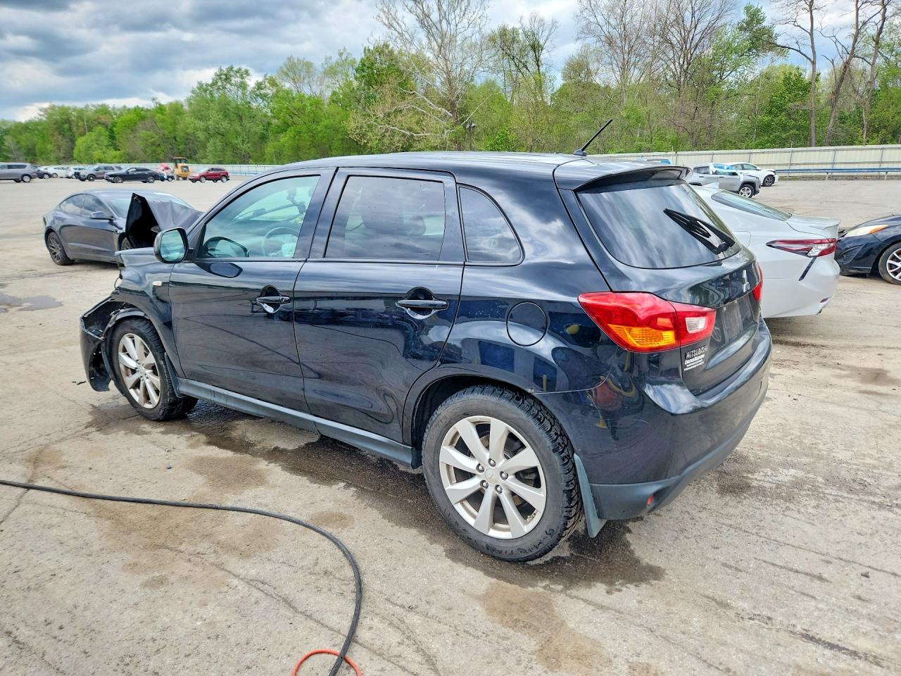 2015 Mitsubishi Outlander Sport Es Black vin: 4A4AR3AU5FE009567