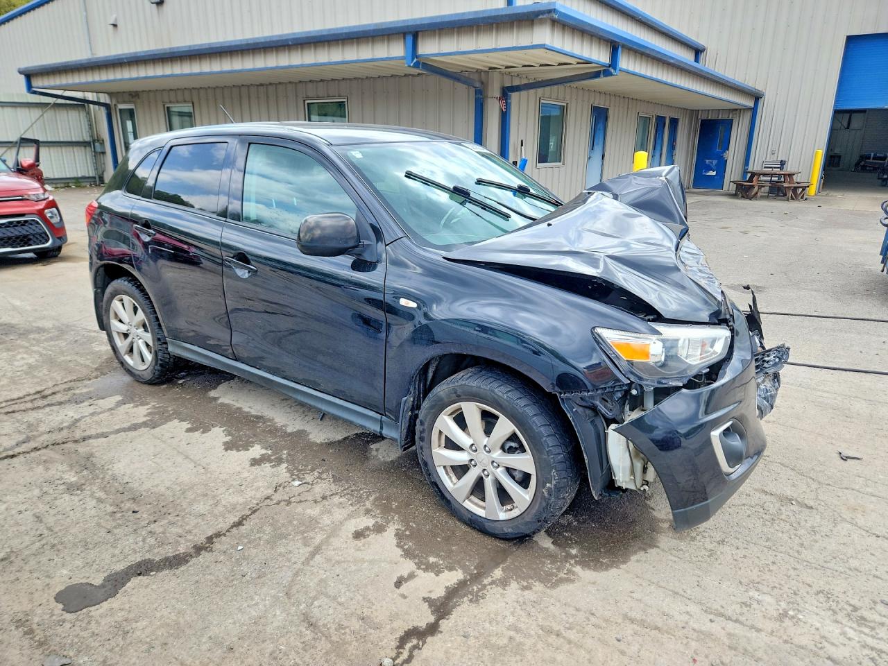 2015 Mitsubishi Outlander Sport Es Black vin: 4A4AR3AU5FE009567