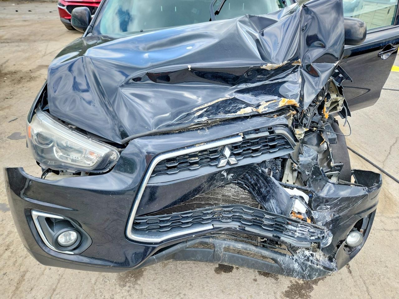 2015 Mitsubishi Outlander Sport Es Black vin: 4A4AR3AU5FE009567