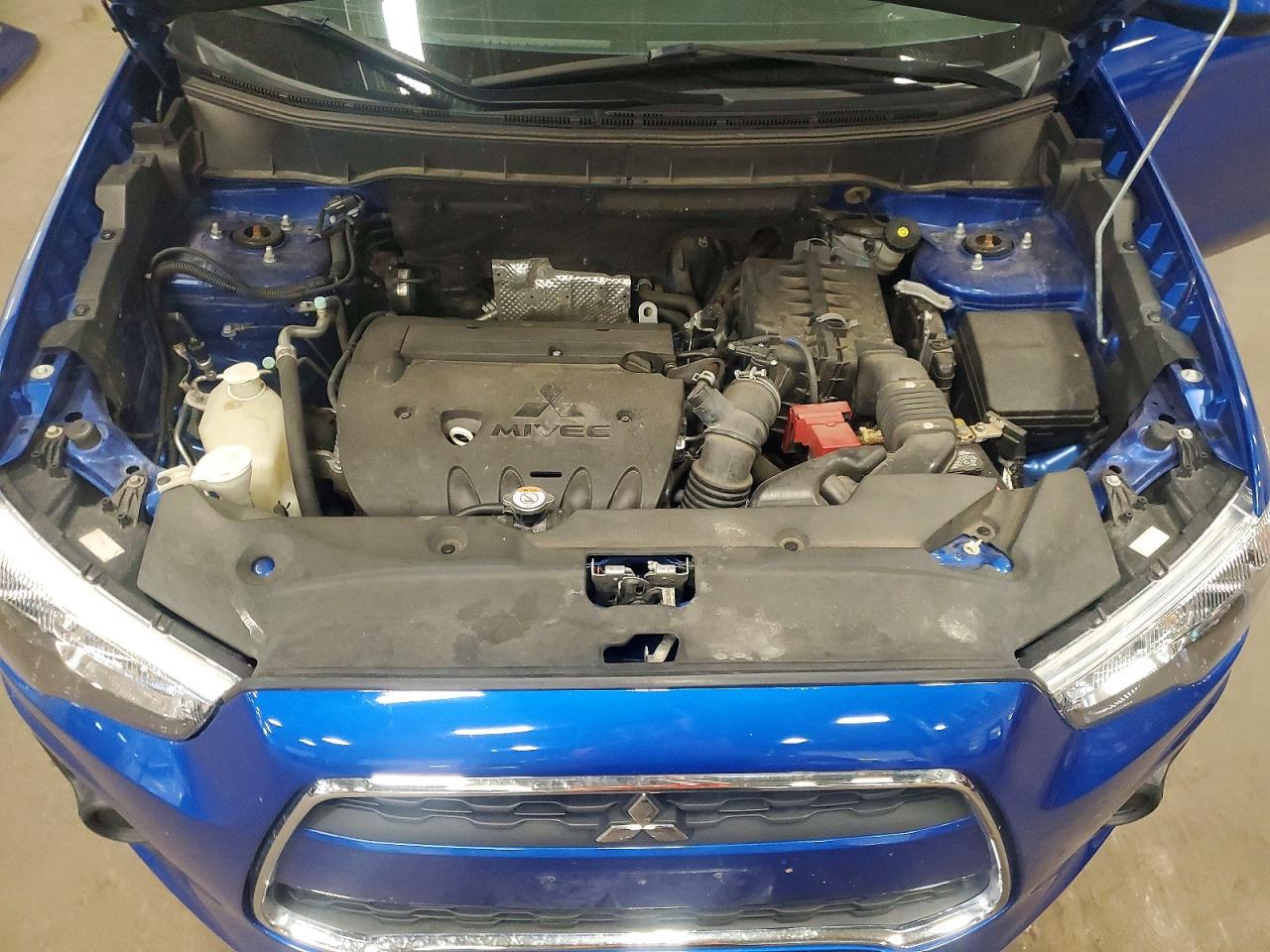 2015 Mitsubishi Outlander Sport Es Blue vin: 4A4AR3AU5FE052645