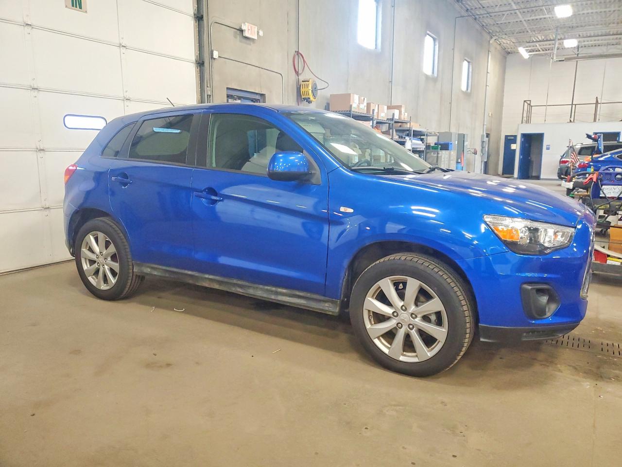 2015 Mitsubishi Outlander Sport Es Blue vin: 4A4AR3AU5FE052645