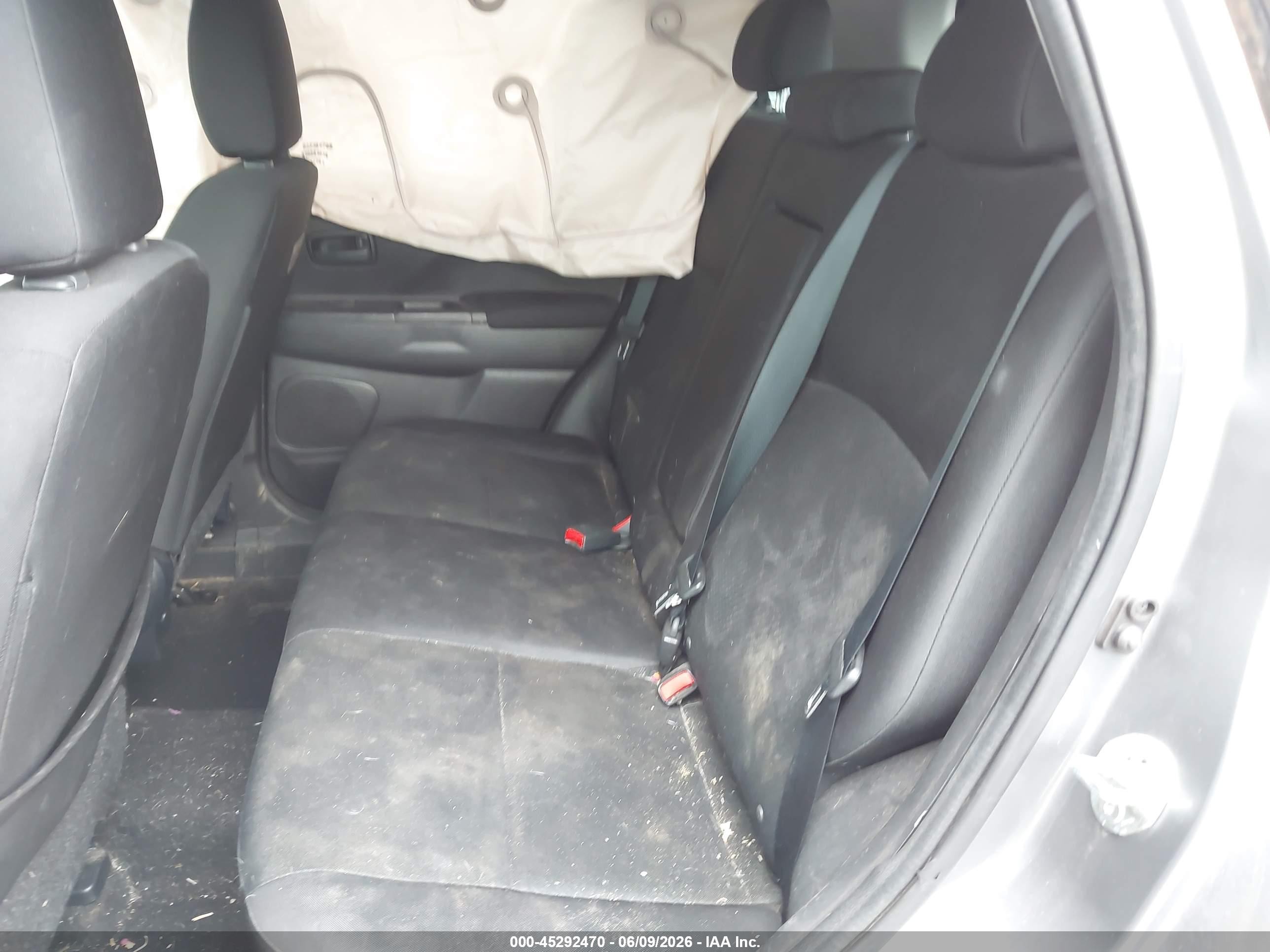 2015 Mitsubishi Outlander Sport Es Gray vin: 4A4AR3AU6FE008461