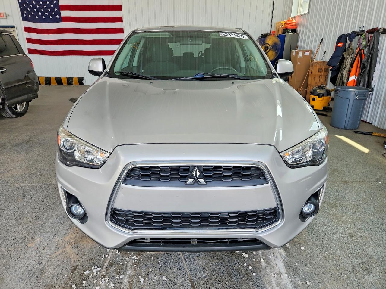 2015 Mitsubishi Outlander Sport Es Silver vin: 4A4AR3AU6FE011005