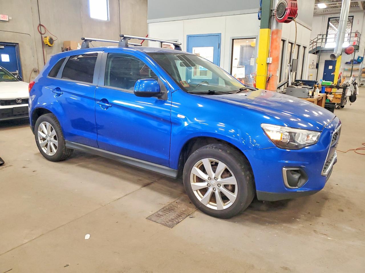 2015 Mitsubishi Outlander Sport Es Blue vin: 4A4AR3AU6FE015636