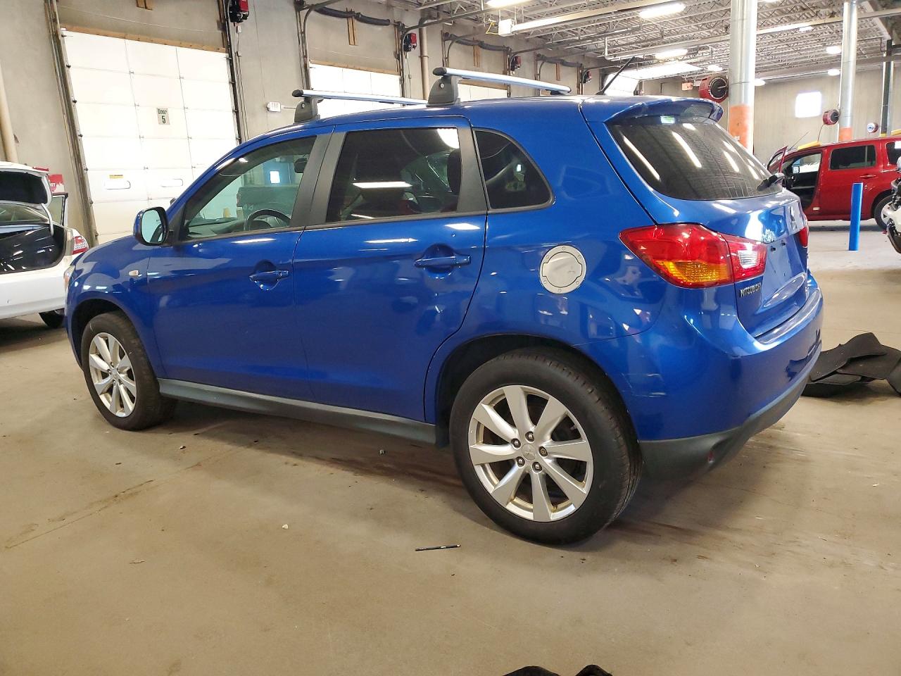 2015 Mitsubishi Outlander Sport Es Blue vin: 4A4AR3AU6FE015636