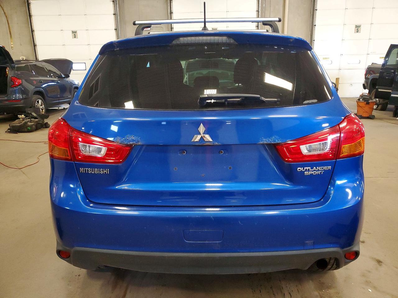 2015 Mitsubishi Outlander Sport Es Blue vin: 4A4AR3AU6FE015636