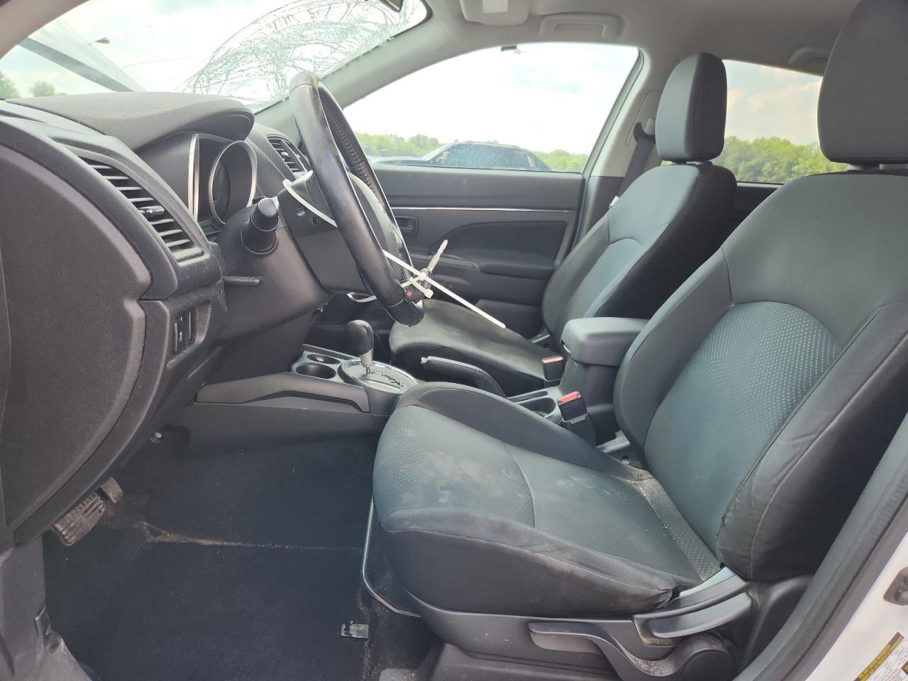 2015 Mitsubishi Outlander Sport Es White vin: 4A4AR3AU6FE041931