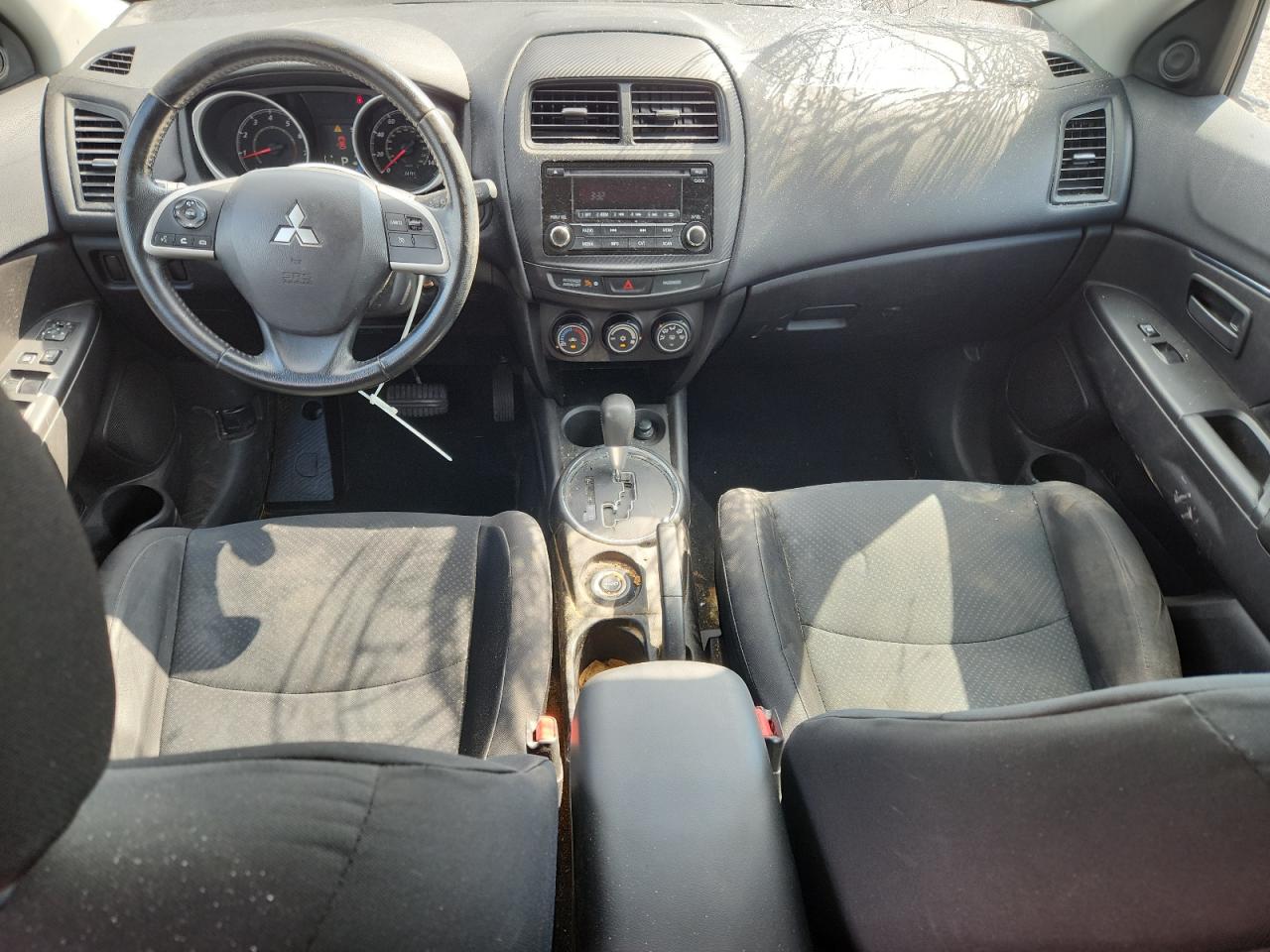 2015 Mitsubishi Outlander Sport Es White vin: 4A4AR3AU6FE041931