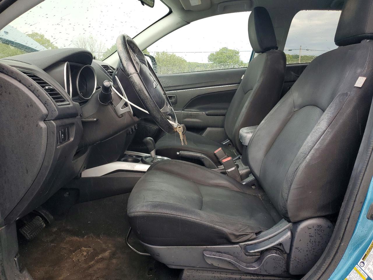 2013 Mitsubishi Outlander Sport Es Blue vin: 4A4AR3AU7DE014508