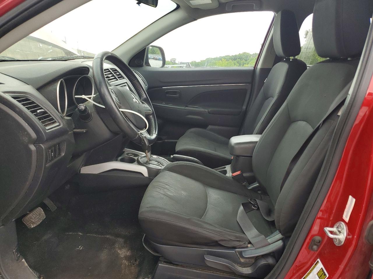 2014 Mitsubishi Outlander Sport Es Red vin: 4A4AR3AU7EE007219