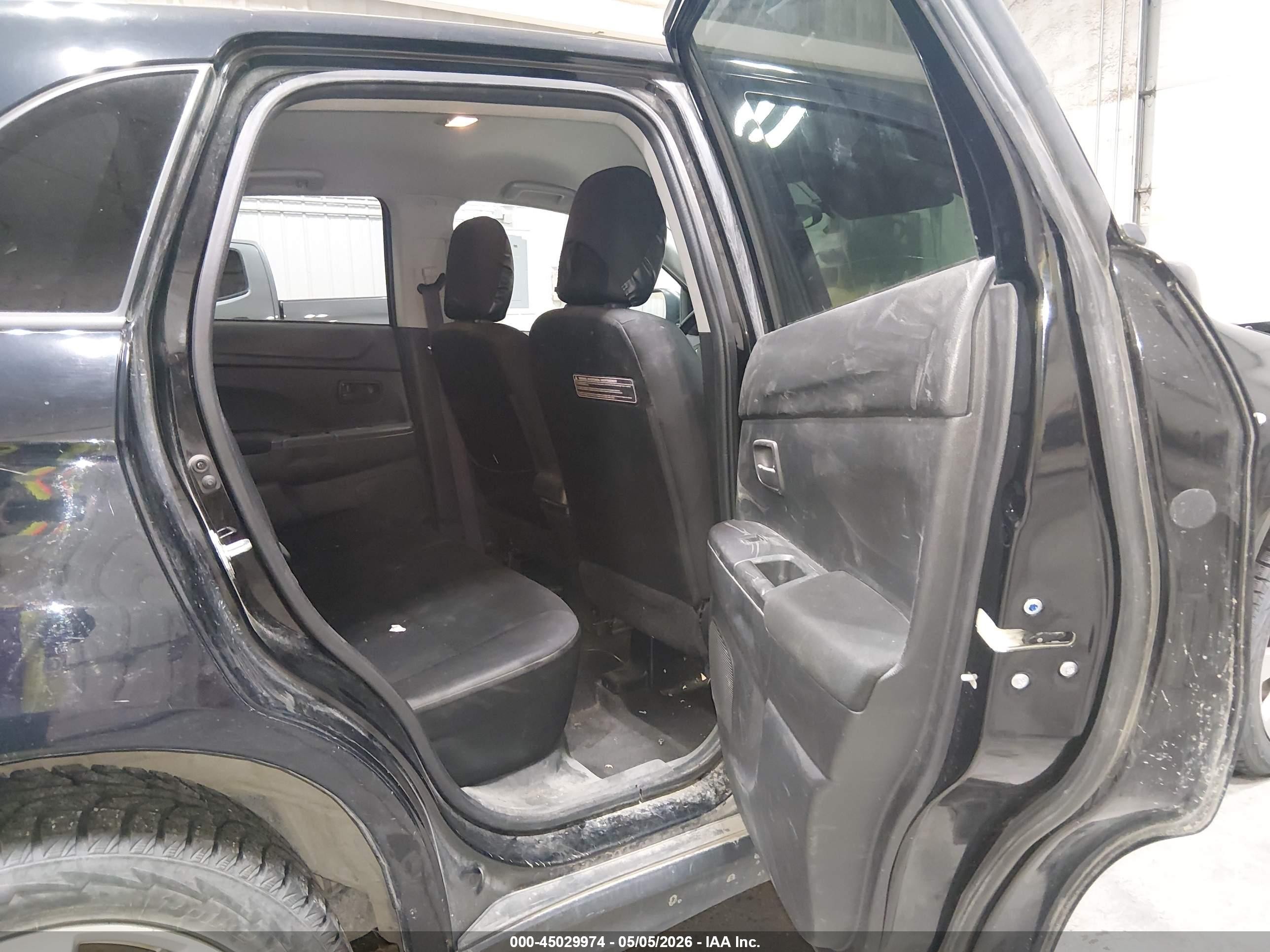 2015 Mitsubishi Outlander Sport Es Черный vin: 4A4AR3AU7FE013393
