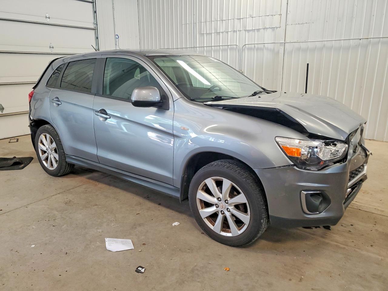 2015 Mitsubishi Outlander Sport Es Gray vin: 4A4AR3AU7FE020764