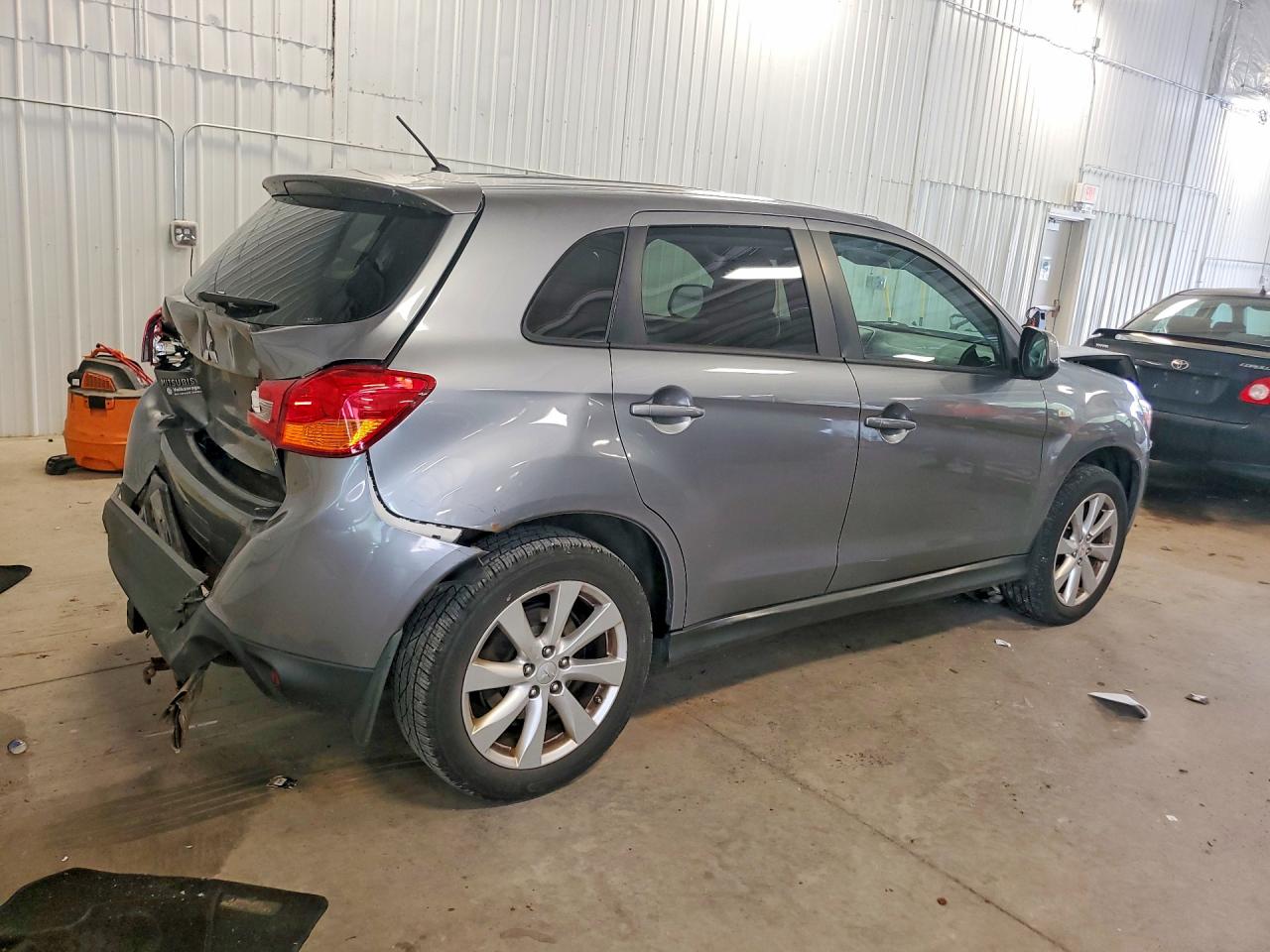 2015 Mitsubishi Outlander Sport Es Gray vin: 4A4AR3AU7FE020764