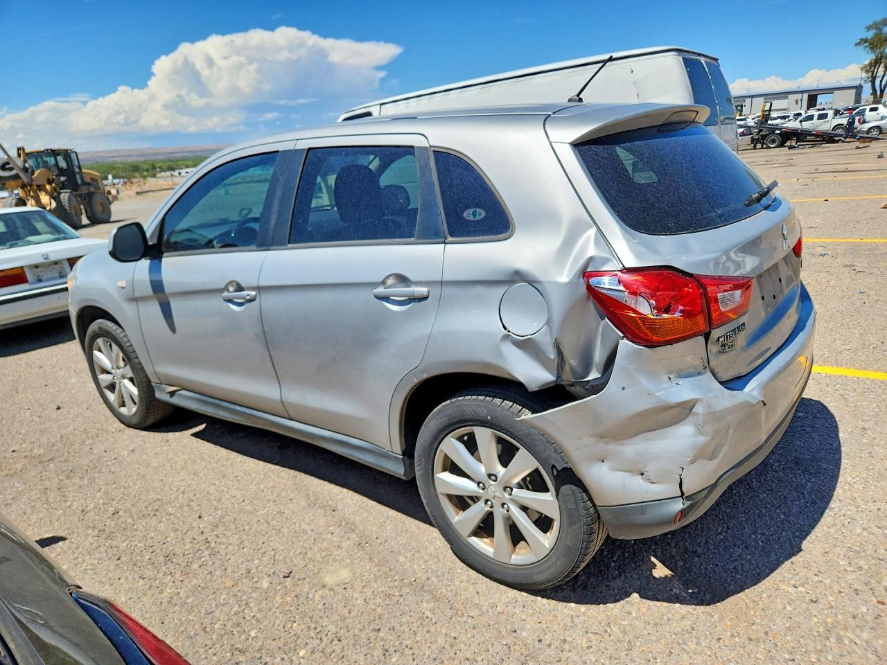 2015 Mitsubishi Outlander Sport Es Silver vin: 4A4AR3AU7FE030369