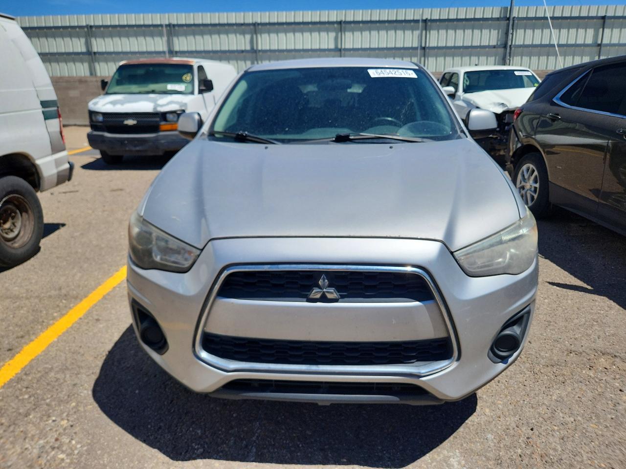 2015 Mitsubishi Outlander Sport Es Silver vin: 4A4AR3AU7FE030369