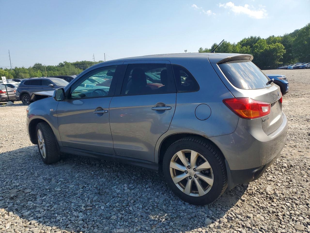 2015 Mitsubishi Outlander Sport Es Gray vin: 4A4AR3AU7FE057538