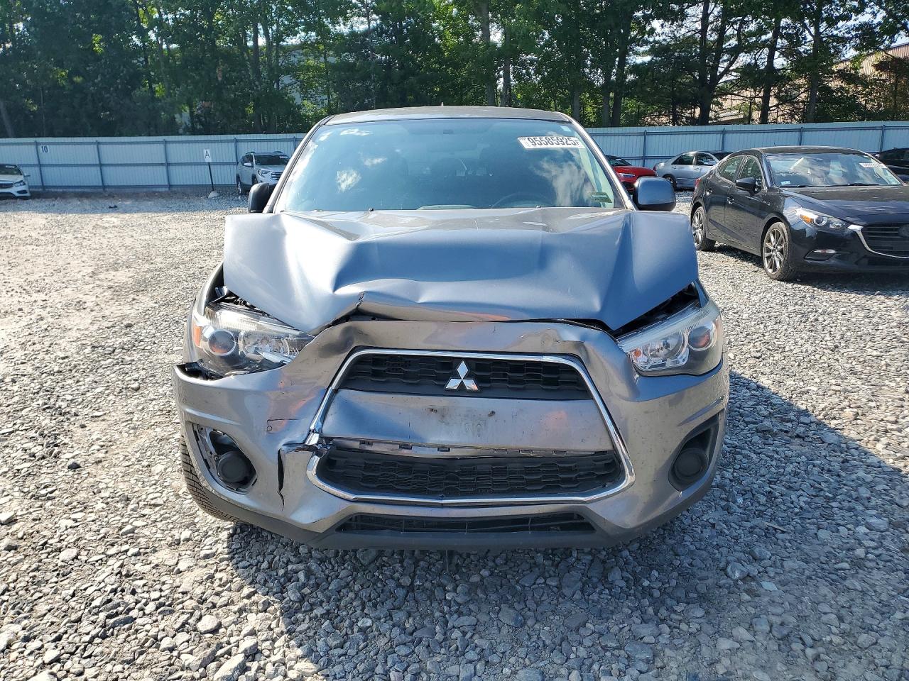 2015 Mitsubishi Outlander Sport Es Gray vin: 4A4AR3AU7FE057538