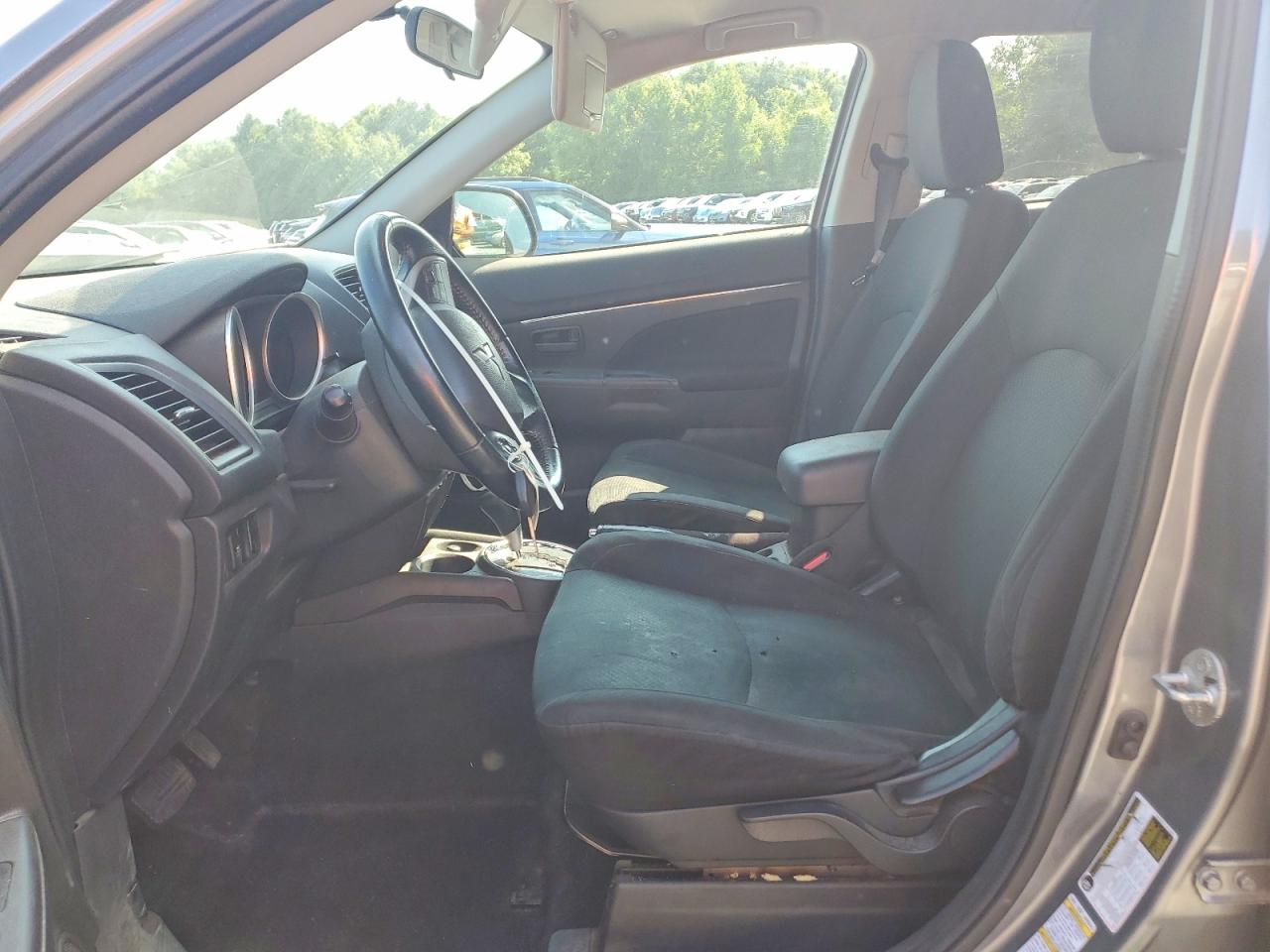 2015 Mitsubishi Outlander Sport Es Gray vin: 4A4AR3AU7FE057538