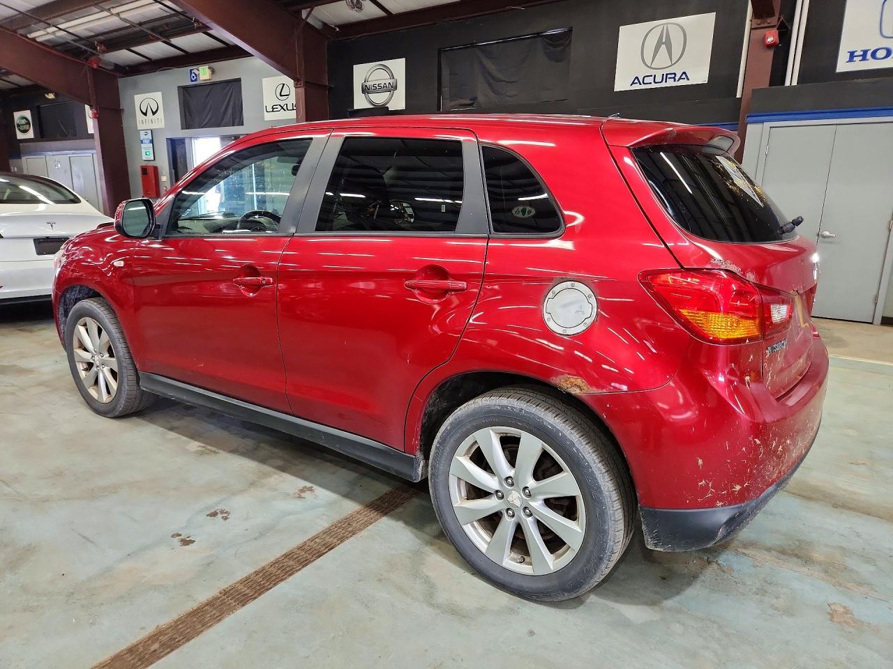 2014 Mitsubishi Outlander Sport Es Red vin: 4A4AR3AU8EE022666