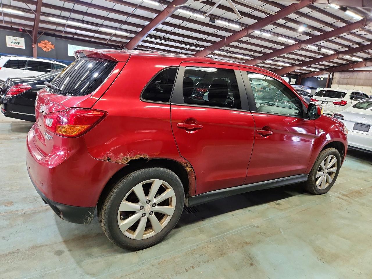 2014 Mitsubishi Outlander Sport Es Red vin: 4A4AR3AU8EE022666