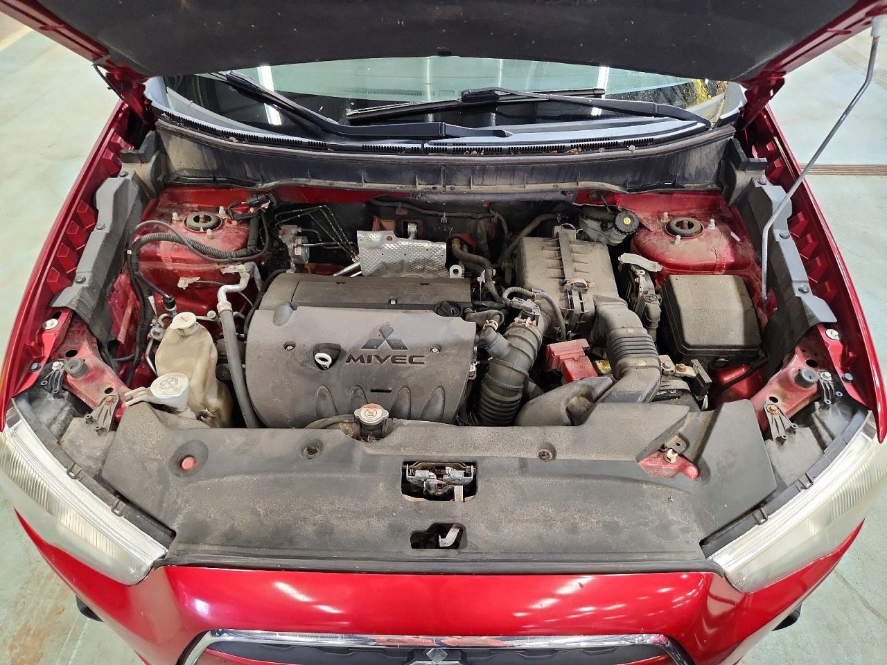 2014 Mitsubishi Outlander Sport Es Red vin: 4A4AR3AU8EE022666