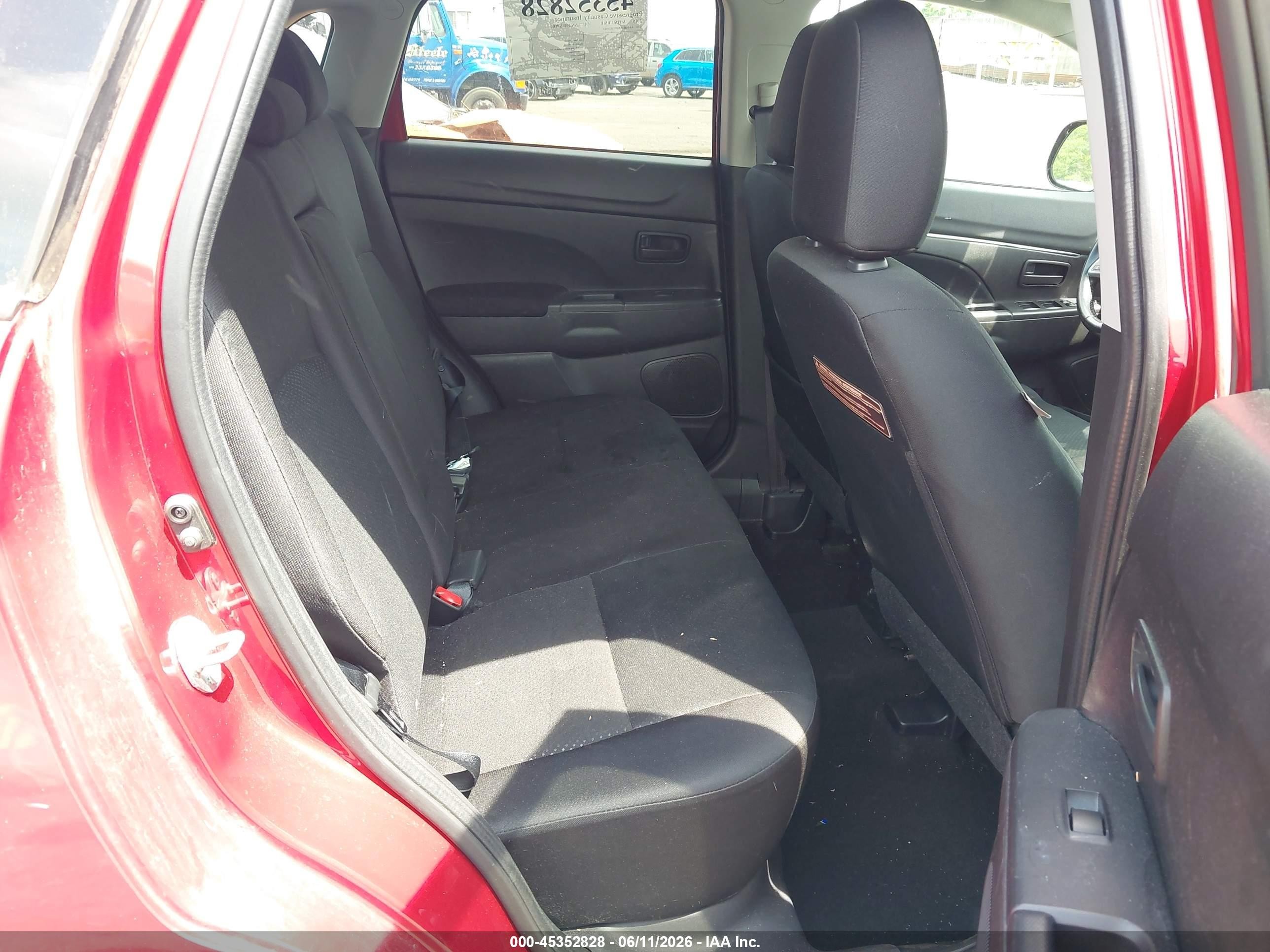 2015 Mitsubishi Outlander Sport Es Red vin: 4A4AR3AU8FE020563