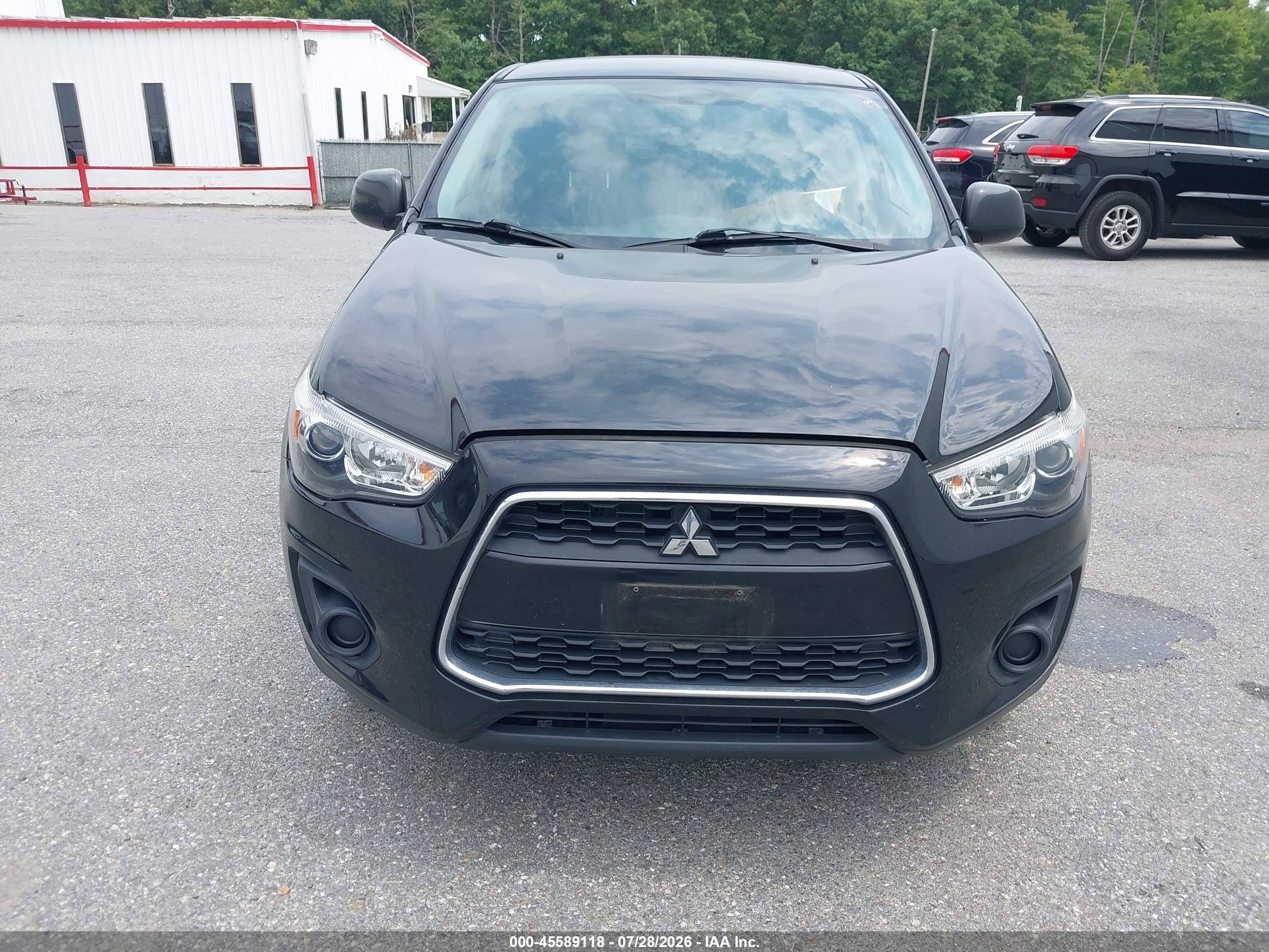 2015 Mitsubishi Outlander Sport Es Black vin: 4A4AR3AU8FE044250
