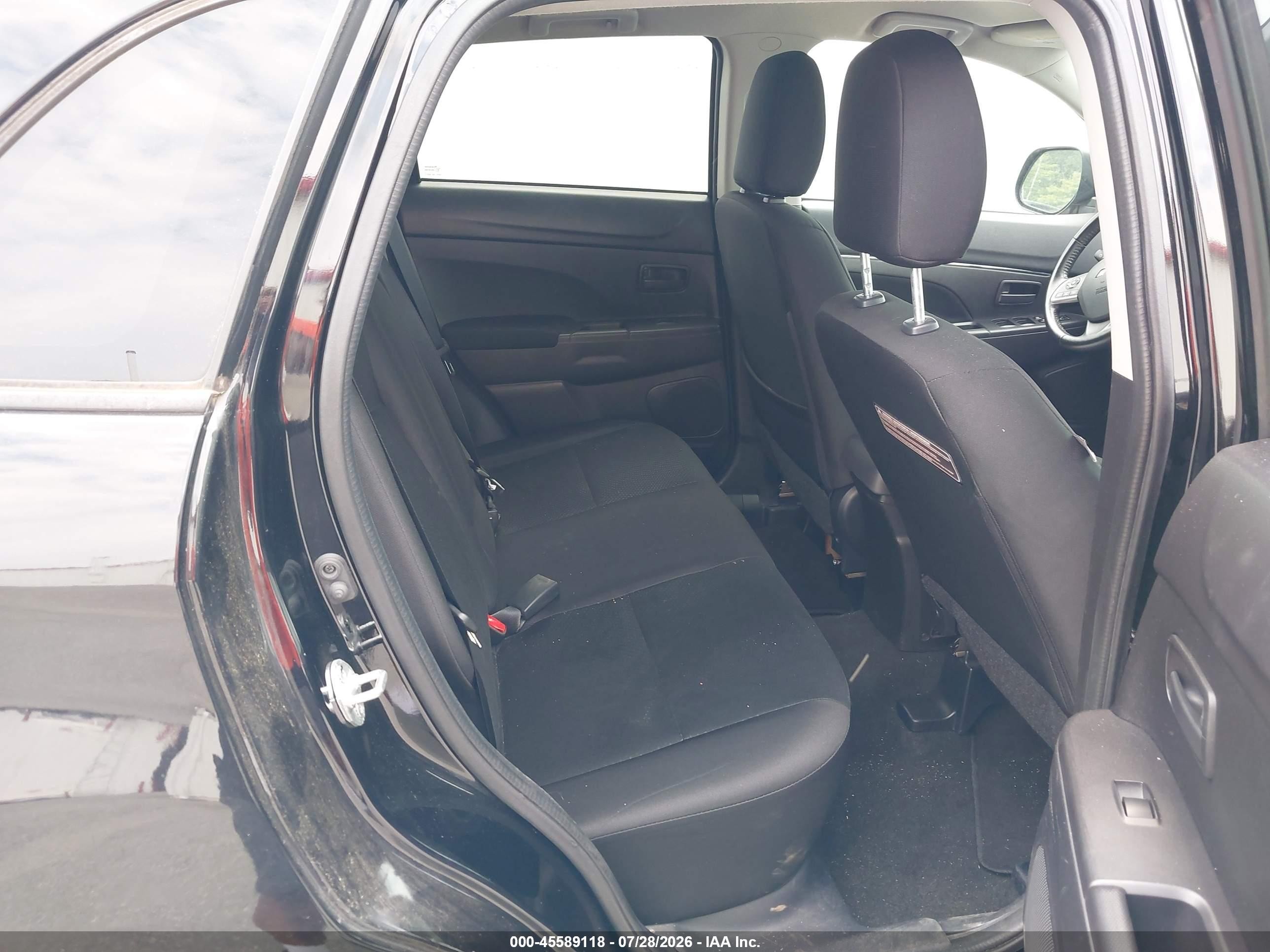 2015 Mitsubishi Outlander Sport Es Black vin: 4A4AR3AU8FE044250