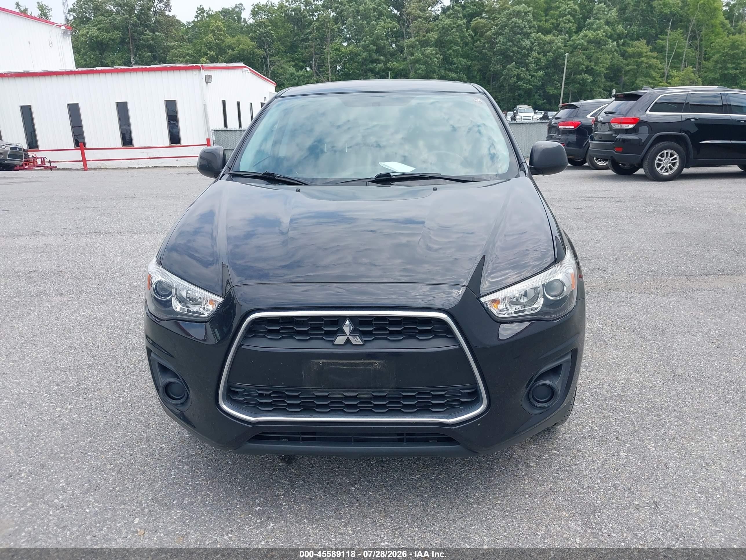 2015 Mitsubishi Outlander Sport Es Black vin: 4A4AR3AU8FE044250