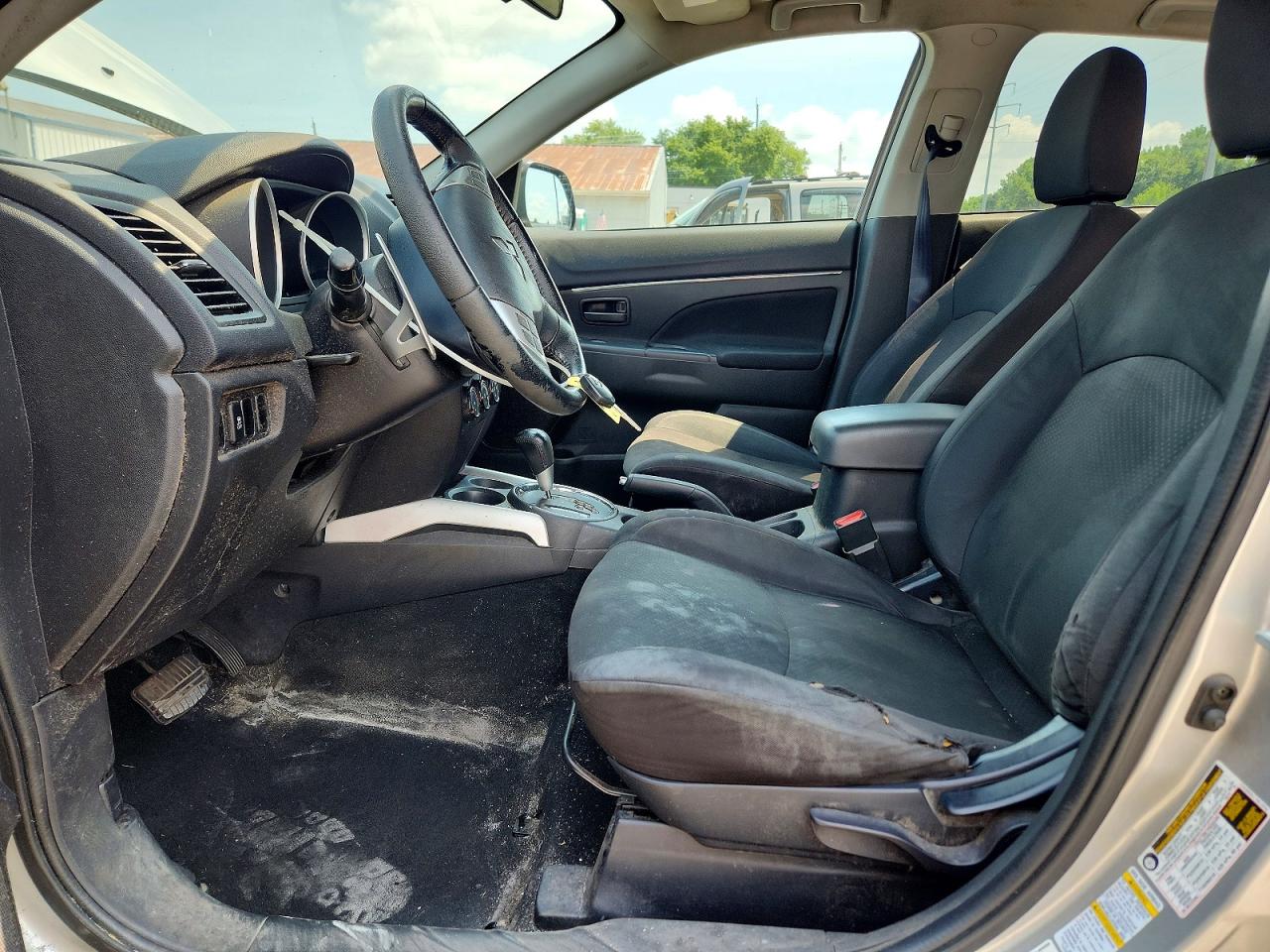2013 Mitsubishi Outlander Sport Es Silver vin: 4A4AR3AUXDE009190