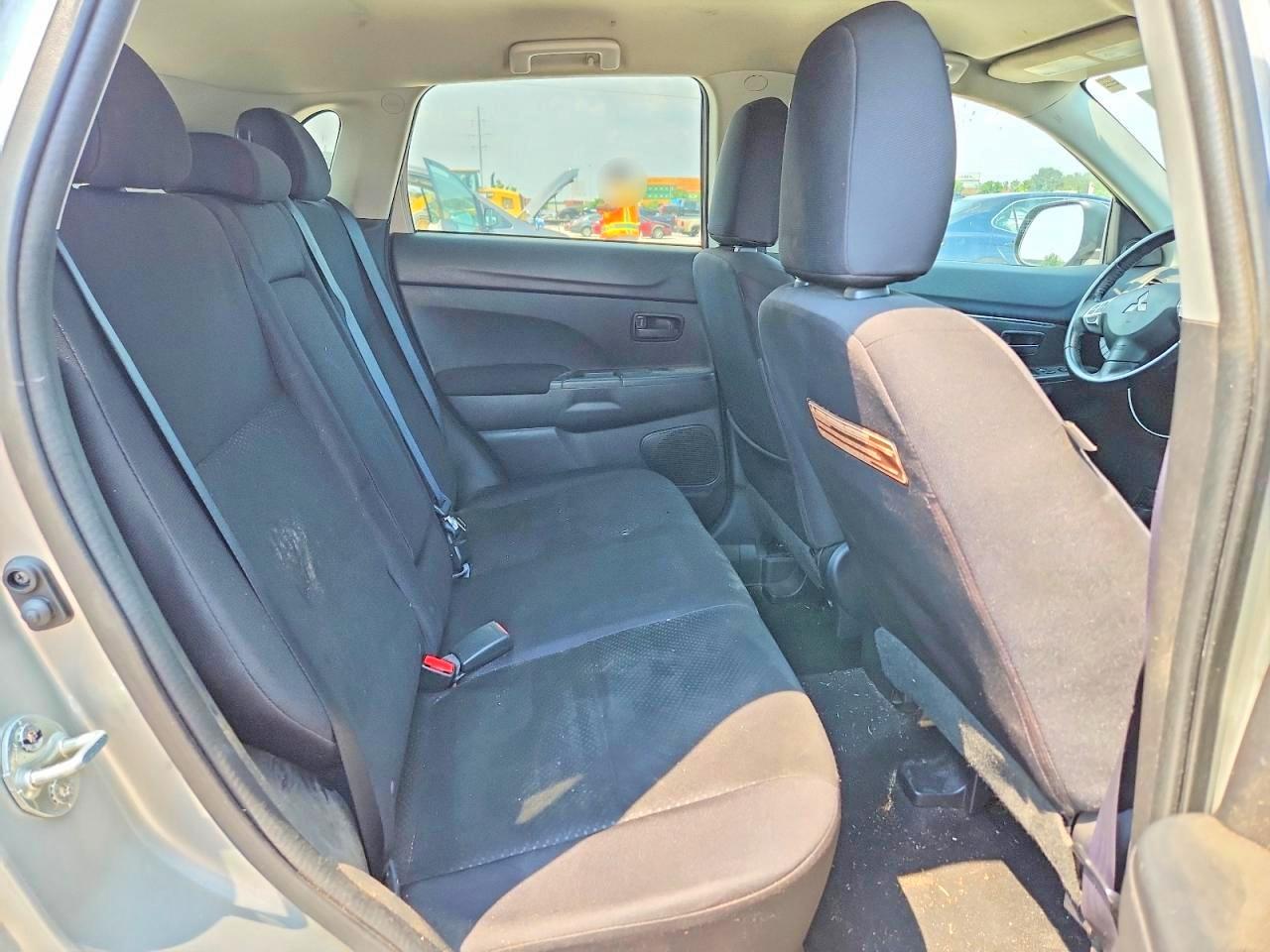 2013 Mitsubishi Outlander Sport Es Silver vin: 4A4AR3AUXDE009190
