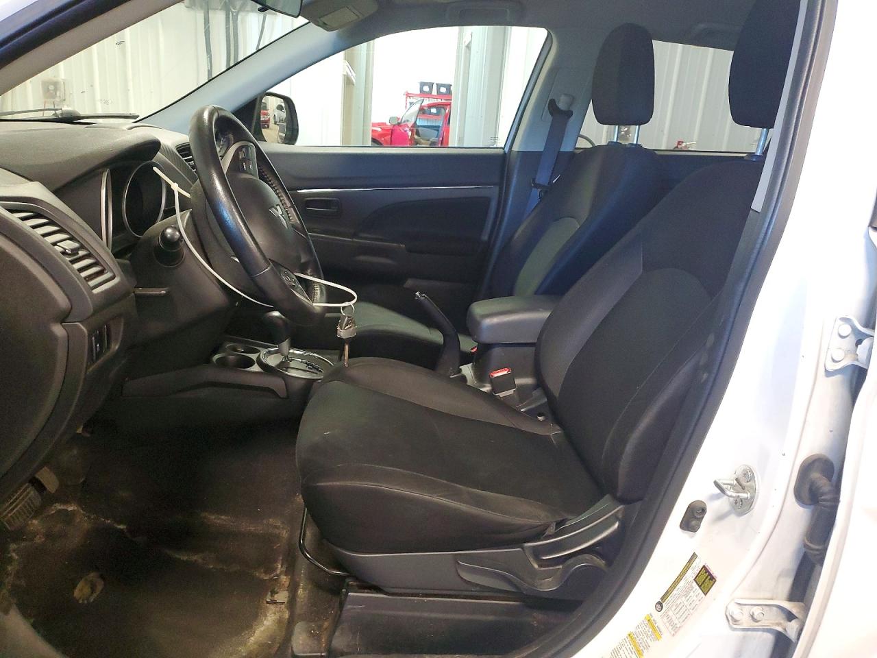 2015 Mitsubishi Outlander Sport Es Белый vin: 4A4AR3AUXFE004591