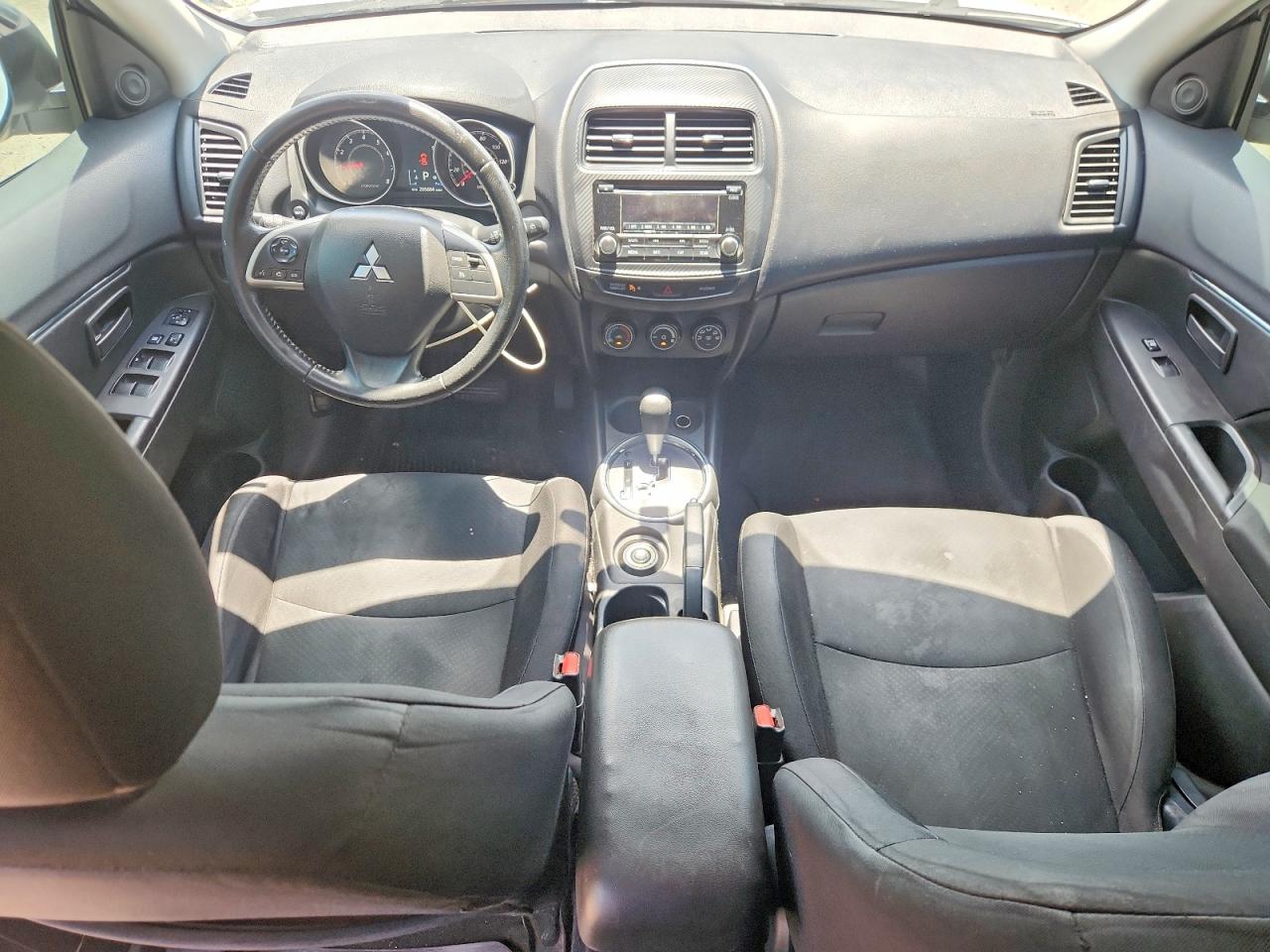 2015 Mitsubishi Outlander Sport Es White vin: 4A4AR3AW0FE027363