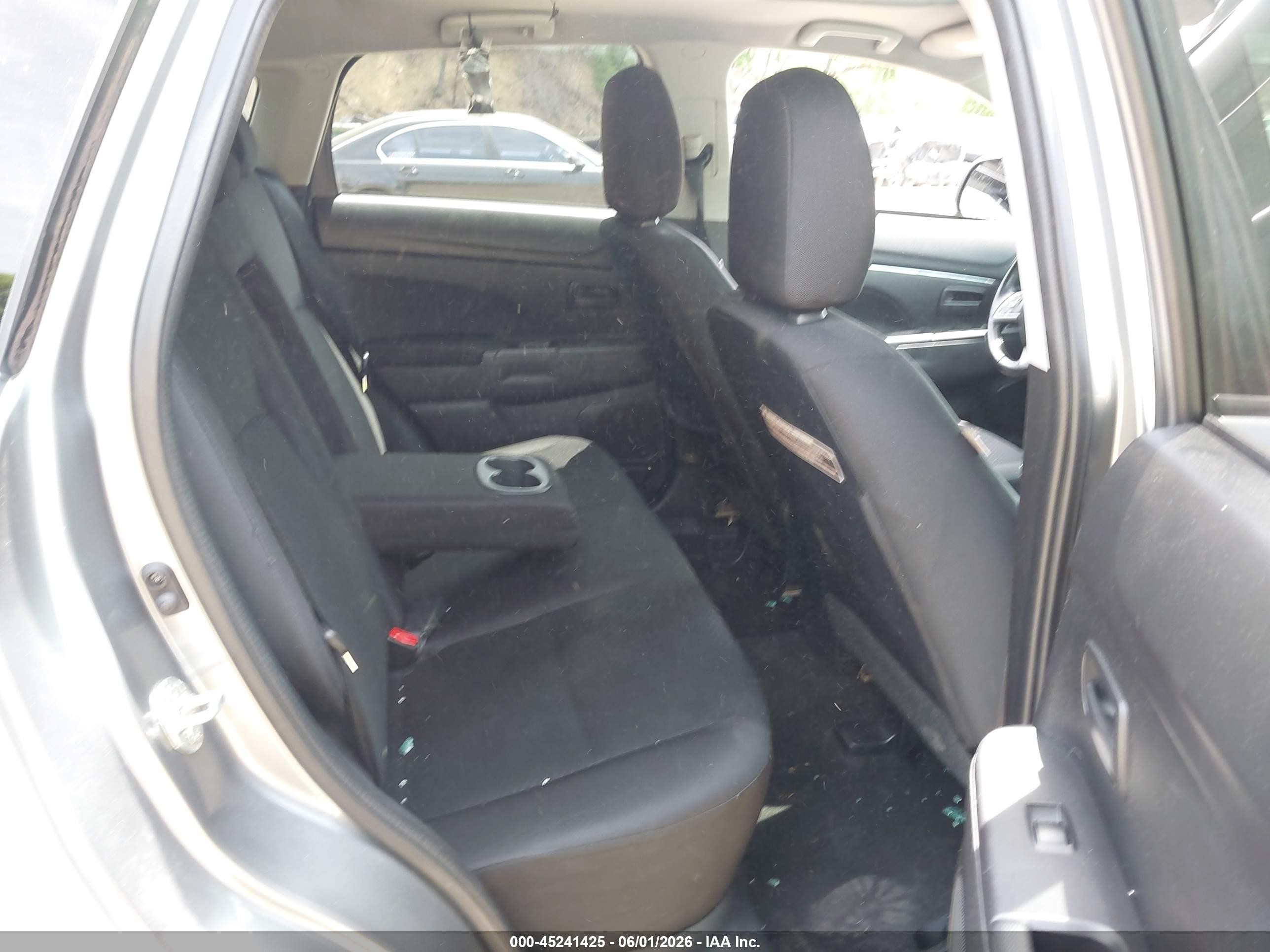 2015 Mitsubishi Outlander Sport Es Gray vin: 4A4AR3AW0FE057415