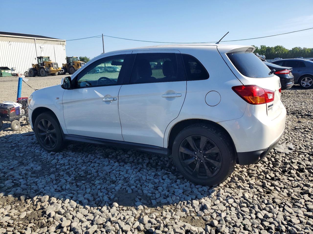 2015 Mitsubishi Outlander Sport Es White vin: 4A4AR3AW1FE059206