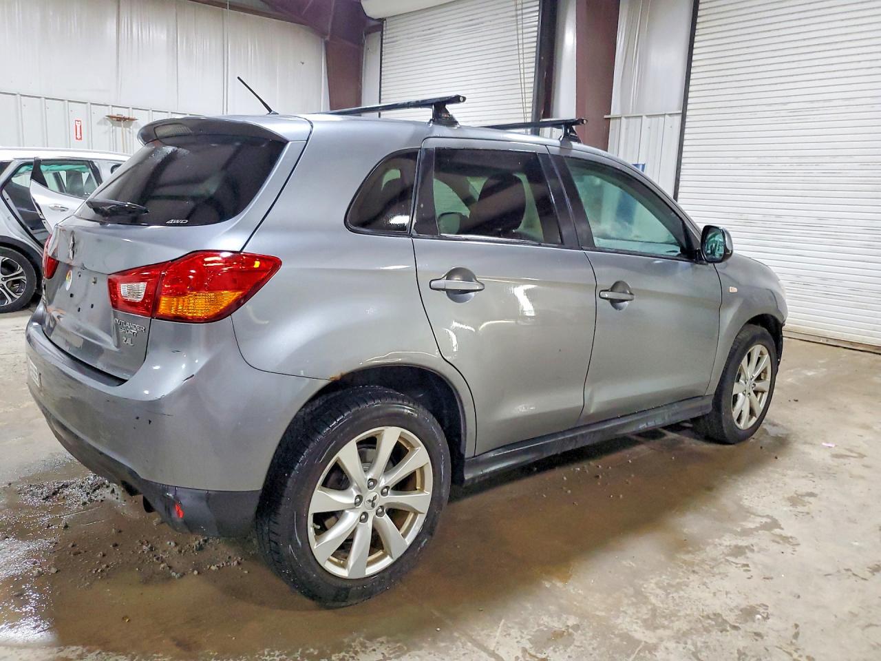 2015 Mitsubishi Outlander Sport Es Gray vin: 4A4AR3AW2FE059747