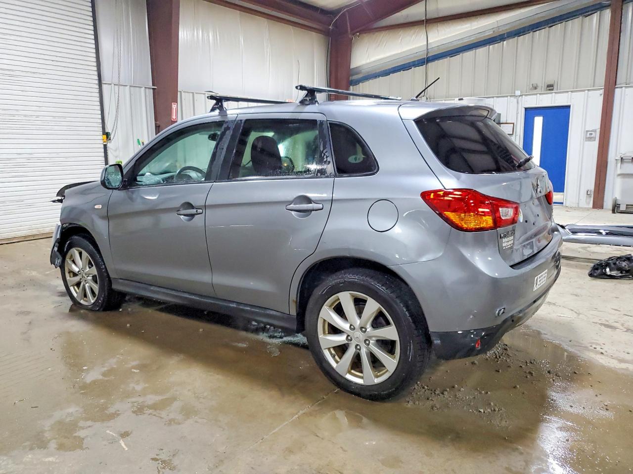 2015 Mitsubishi Outlander Sport Es Gray vin: 4A4AR3AW2FE059747