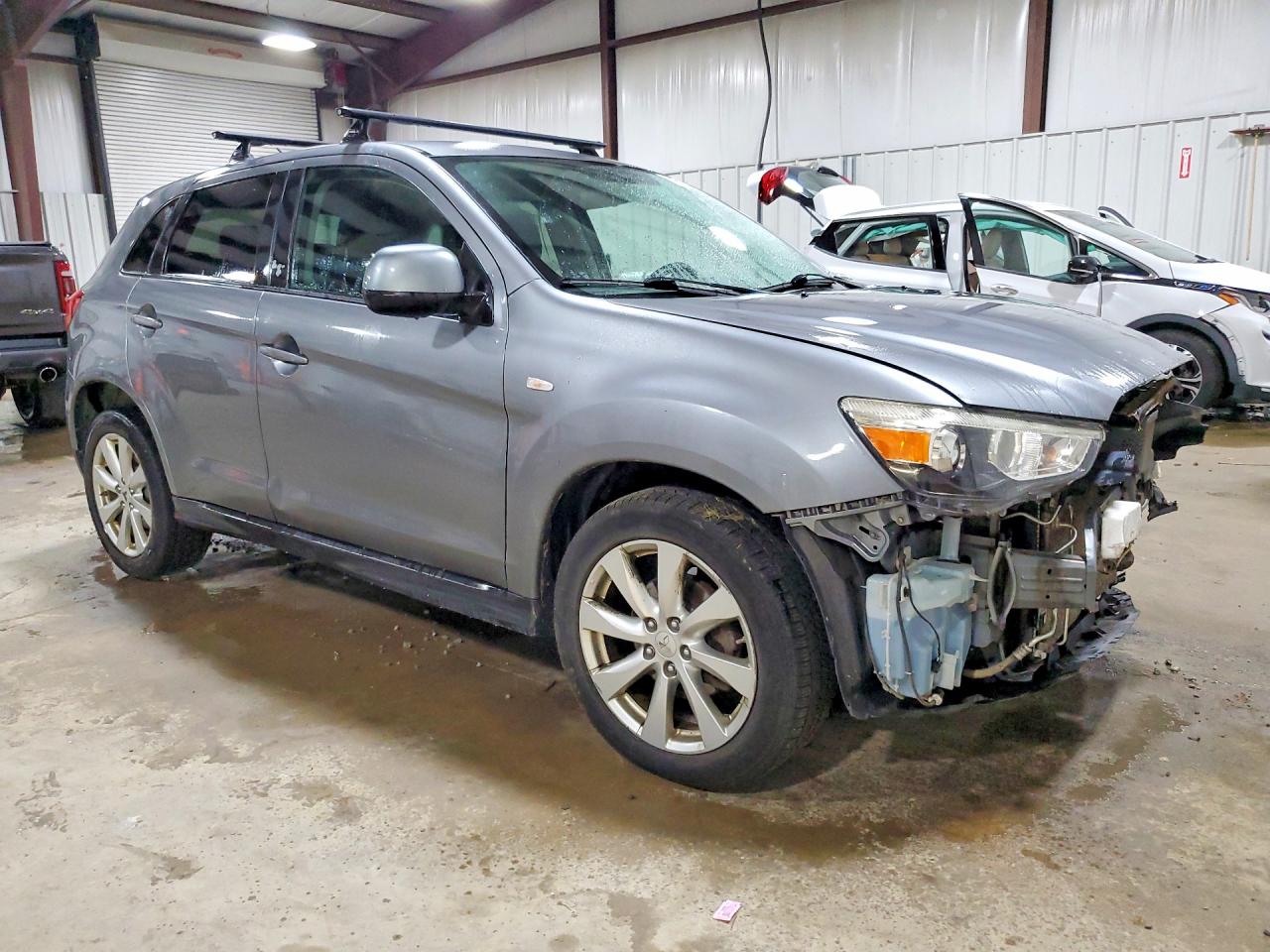 2015 Mitsubishi Outlander Sport Es Gray vin: 4A4AR3AW2FE059747
