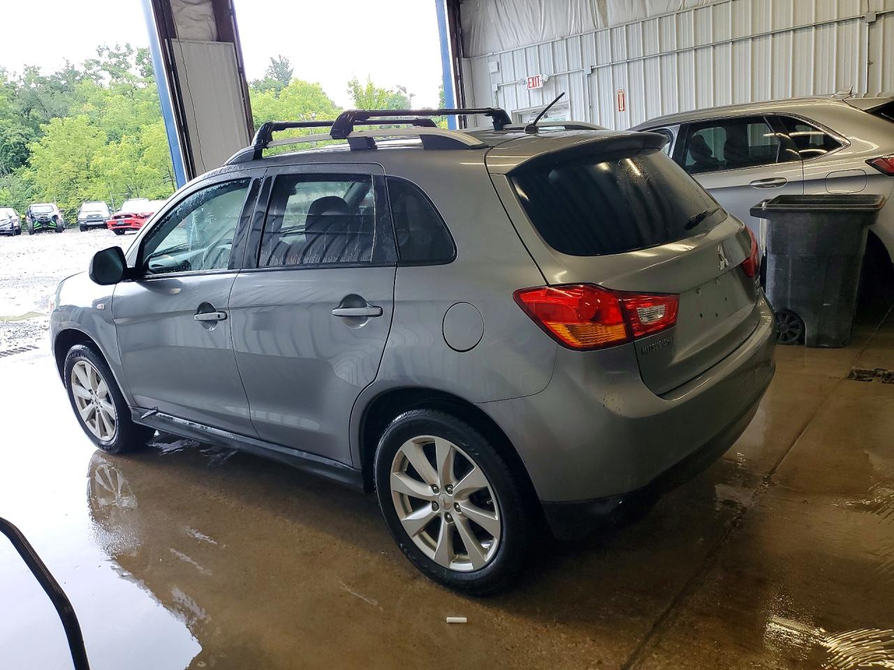 2015 Mitsubishi Outlander Sport Es Gray vin: 4A4AR3AW3FE026403