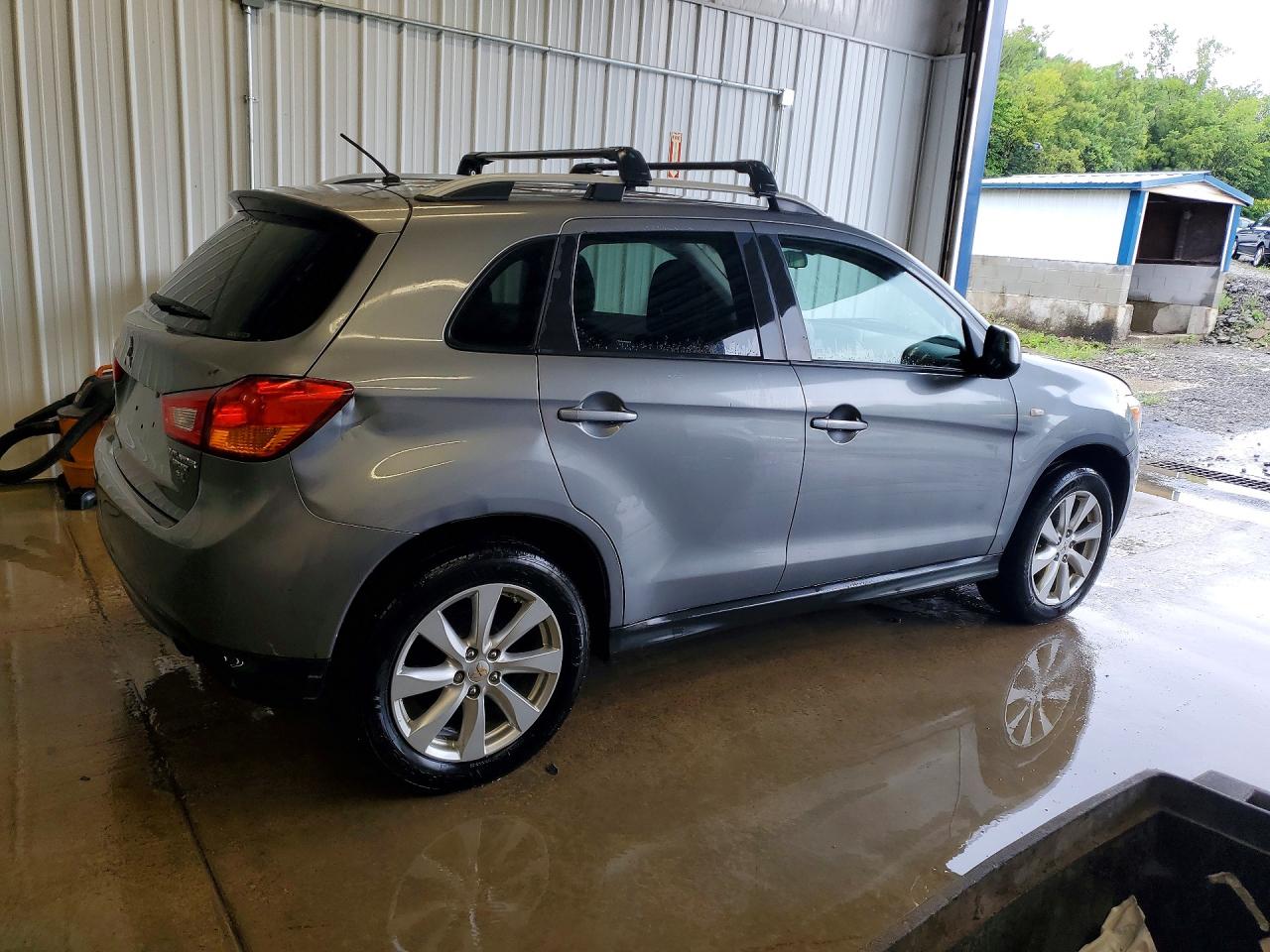 2015 Mitsubishi Outlander Sport Es Gray vin: 4A4AR3AW3FE026403