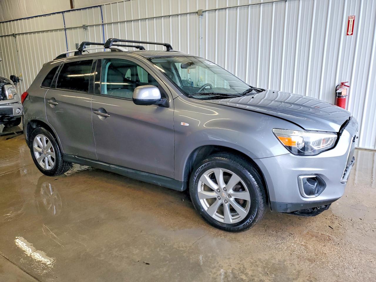 2015 Mitsubishi Outlander Sport Es Gray vin: 4A4AR3AW3FE026403